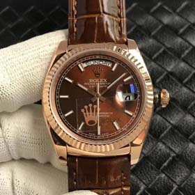 Rolex  Weekly Calendar Watch Black Rock Sugar(15 styles)-2083