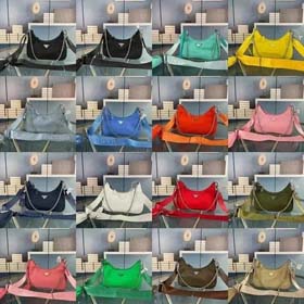 Prada Classic fashion convenient casual versatile nylon shoulder messenger bag-2316