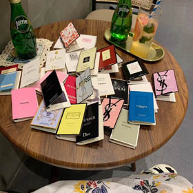 Vietnamese counter version card perfume sample-3102  