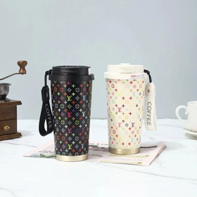 Louis Vuitton LV light luxury high-end large capacity insulated coffee cup-2730