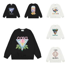 Casablanca casual all-match round neck sweatshirt-4422